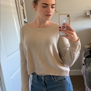 Cropped sweater